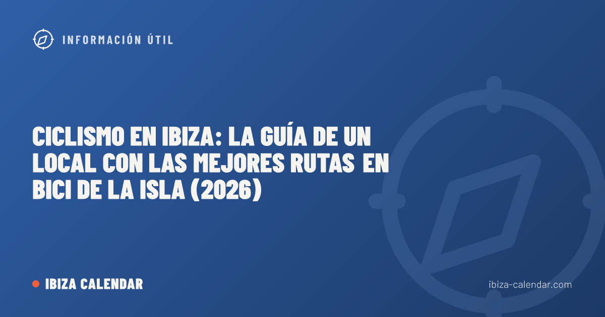Ciclismo en Ibiza: la guía de un local con las mejores rutas en bici de la isla (2026)