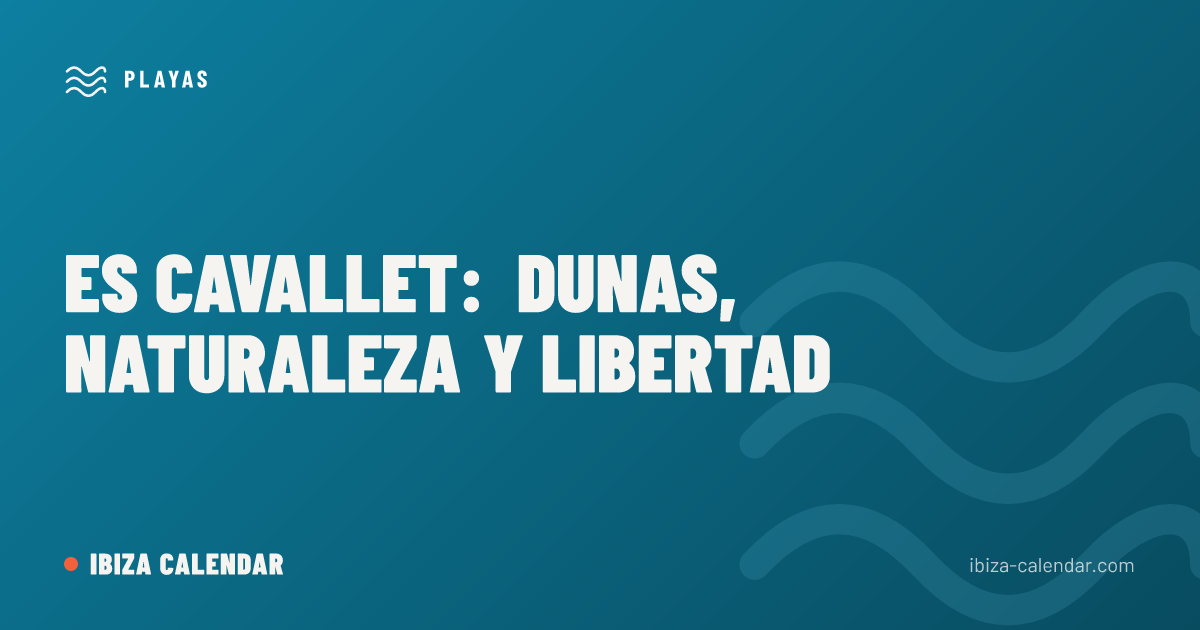 Es Cavallet: dunas, naturaleza y libertad