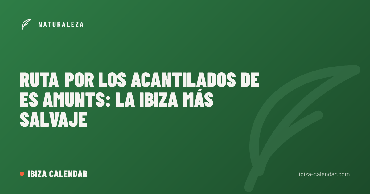Ruta por los acantilados de Es Amunts: la Ibiza más salvaje