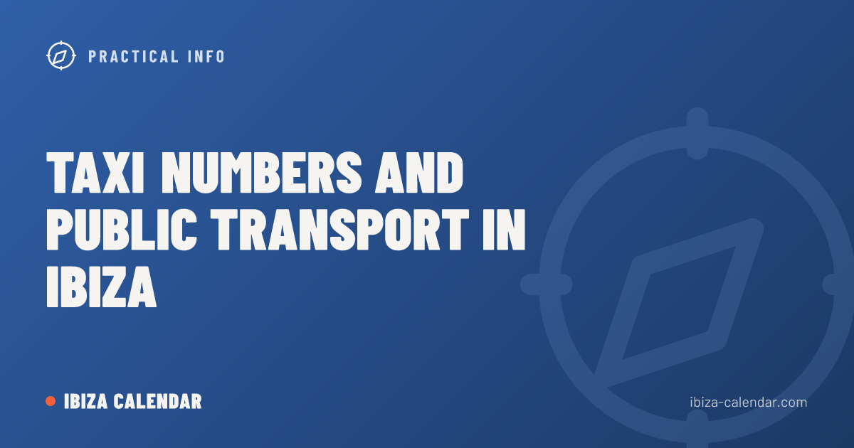 Taxi Numbers and Public Transport in Ibiza