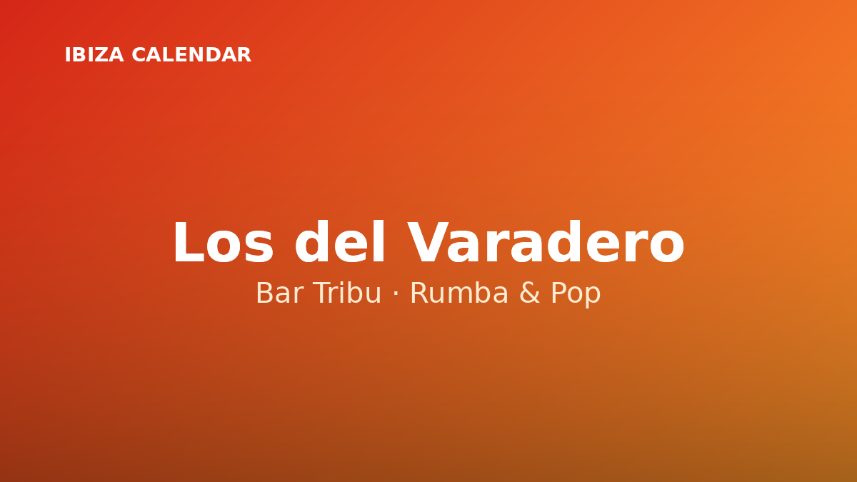 Noche de rumba y pop con Los del Varadero, en el escenario del bar Tribu