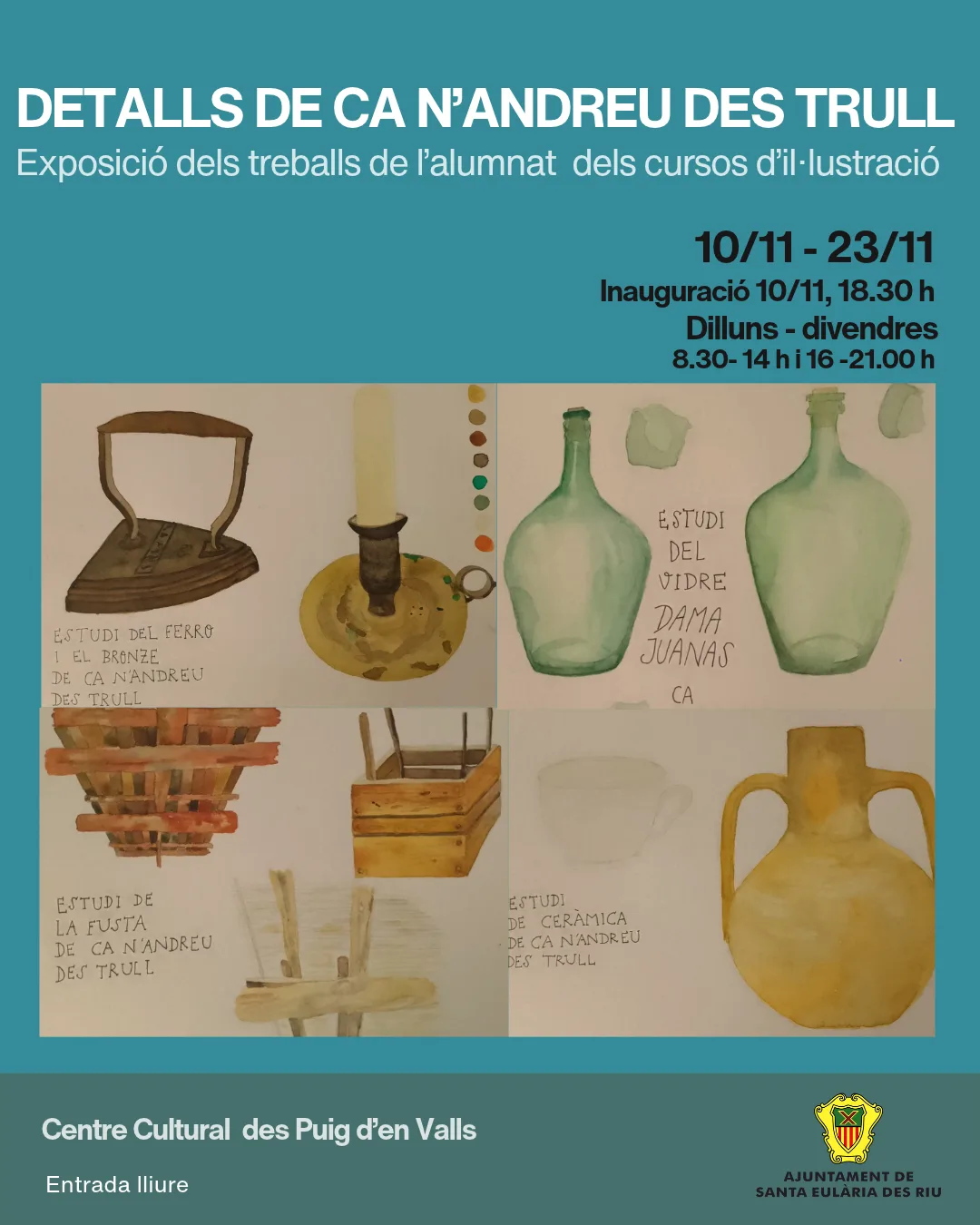 Exhibition: Details of Ca n'Andreu des Trull