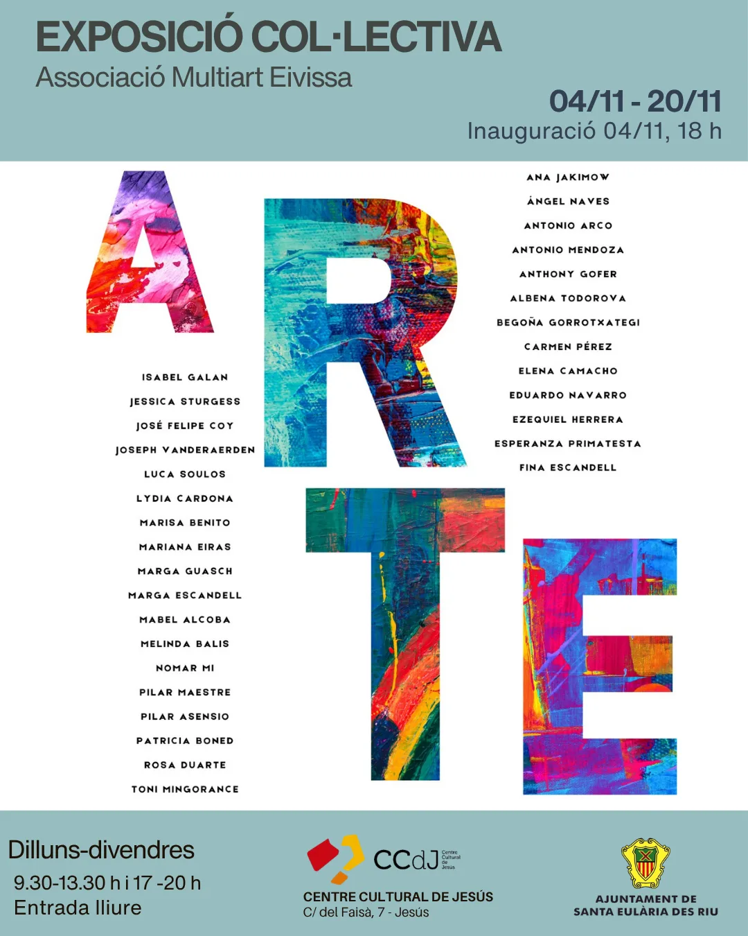 AMAE Collective Exhibition at Centre Cultural de Jesús